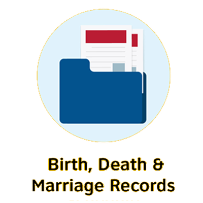 Birth, Death & Marriage Records
