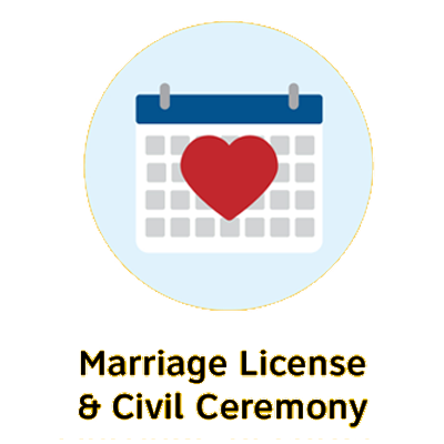 Marriage License & Civl Ceremony